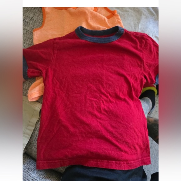 Old Navy Other - Old Navy Red Tee with Blue Trim